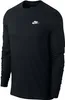 Nike NSW CLUB TEE - LS BLACK S Náhled obrázku produktu 1