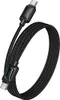 Cavo con LCD da USB C a USB C Hoco 3A 60W 1,2 m U146 nero Anteprima dell’immagine prodotto 2