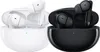 Two pairs of wireless earbuds in their charging cases, one white and one black, are displayed side-by-side against a white background. Produktbild-Vorschau