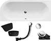 BADLAND Eckbadewanne Rechteck Badewanne Avita LINKS 170x75 Produktbild-Vorschau 2