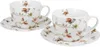 DUO FLORAL 2er-Set Tassen 280 ml SAFA mit Untertassen, New Produktbild-Vorschau 2