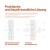 Wandpolster-Set STEGU 8 Stück Quadrat 30x30 cm Kopfteil Produktbild-Vorschau 5