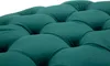 Pouf 90 x 49 x 90 cm in metallo tessuto oro verde Anteprima dell’immagine prodotto 5