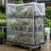 Peviasot 2x Transparente Plane mit Ösen wasserdichte Produktbild-Vorschau 1