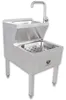 Beeketal Gastro Handwaschbecken Waschbecken Ausgussbecken Produktbild-Vorschau 2