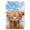MuchoWow® Mauspad Mousepad Schottischer Highlander - Wolke Produktbild-Vorschau 1