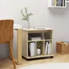 vidaXL Rollschrank Sonoma-Eiche 60x45x60 cm Holzwerkstoff Produktbild-Vorschau 2