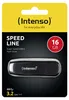 Chiavetta USB Intenso Speed Line nero, argento 16 GB Anteprima dell’immagine prodotto 4