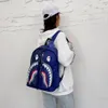 Graffiti Shark Backpack Personalized School Bag Bookbag Podgląd zdjęcia produktu 7