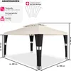 TecTake 403261, Schwarz, Polyester, Stahl Produktbild-Vorschau 5