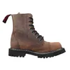 ANGRY ITCH-8-Loch Vintage Braun Ranger Armee Leder Stiefel Produktbild-Vorschau 3