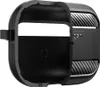 A black Spigen Rugged Armor case for Apple AirPods Pro. Produktbild-Vorschau