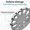 Kołpaki 13" EXTRA DRIFT srebrne/czarne zestaw 4 sztuk 13" Podgląd zdjęcia produktu 5