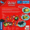 The back of the Ubongo! 3-D Family board game box, showing game components and marketing information. Produktbild-Vorschau
