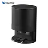 A black automatic dust removal station for a robot vacuum cleaner, shown from the front on a white background. Voir les images du produit