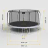 Rebel RBA-8005 Trampoline Active PRO 457 cm + Productafbeelding-voorbeeld 2