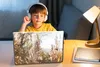 MuchoWow® Laptop Aufkleber Sticker Cover Schilf - Sonne - Produktbild-Vorschau 3