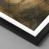 Gerahmtes Poster - Schwarzer Rahmen - Abstraktion Gold Produktbild-Vorschau 2