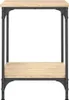 vidaXL Konferenčný stolík Sonoma Oak 40x40x55 cm Materiál Náhľad obrázku produktu 5