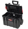 A black rolling tool box with the lid open, showing the interior compartments. Náhled obrázku produktu