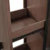 Vitrinenschrank 70×38×160 cm mit Ausziehregal – Produktbild-Vorschau 14