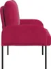 vidaXL Sofas mit Kissen 55cm Weinrot Sperrholz Produktbild-Vorschau 5