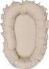 MamaLoes Babynest Soft Baumwolle Ruffle Ecru Design Produktbild-Vorschau 5
