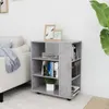 vidaXL Mobilná skrinka Betónová sivá 60x35x75 cm Drevo Náhľad obrázku produktu 1