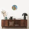 Wanduhr - Rund - Glasuhr - Board Surfen Strand - 30x30cm - Produktbild-Vorschau 7