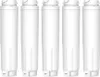 A set of five white refrigerator water filters arranged in a row against a white background. Produktbild-Vorschau