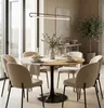 Runder Esstisch VICTORY 70 cm – Dark Wood Smoke, moderner Produktbild-Vorschau 2