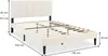 Polsterbett OLBIA 140x200 cm, inkl. Lattenrost, Produktbild-Vorschau 8