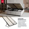 FDM Bett ALMADA Trinity 180x200 cm Polsterbett mit Produktbild-Vorschau 7