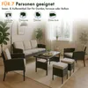 FCH Gartenmöbel-Set,Polyrattan Lounge Set,Gartenlounge-Set Produktbild-Vorschau 9