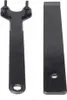 Two black metal tools, likely for a power tool, are laid out side-by-side on a white background. Produktbild-Vorschau