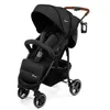 A black BabyGo Buggy Basket Dunkelgrau stroller is shown against a white background. Produktbild-Vorschau