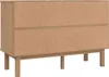 vidaXL Zásuvková skříň OTTA hnědá a bílá 111x43x73,5 cm Náhled obrázku produktu 6