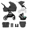 Kinderkraft Yoxi 3in1 Kinderwagen mit Babywanne & i-Size Produktbild-Vorschau 1