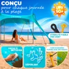 ELONEO, voile de protection solaire Strandzelt, indice de Voir les images du produit 4
