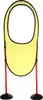 Tennis Target Set Cible de tennis portable jaune pack de 1. Voir les images du produit 1