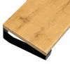 Półki ścienne loft 3 szt wiszące dąb czarny metal do salonu Podgląd zdjęcia produktu 10