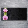Acrylglasbilder 120x60 Wandbild Druck Bambusrohre Blumen Produktbild-Vorschau 2