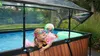 Uscita piscina Sonnendach 220 x 150 cm Anteprima dell’immagine prodotto 4