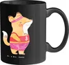 Mr. & Mrs. Panda Teetasse Tischtennis Trainerin Kunstwerk - Produktbild-Vorschau 1