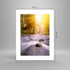 Poster - Poster ohne Rahmen - Herbst Wald Berg Fluss - Produktbild-Vorschau 4