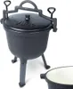 Pentola smaltata su gambe con coperchio, capacità 8 litri Anteprima dell’immagine prodotto 1