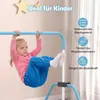 COSTWAY Drążek gimnastyczny dla dzieci, składany drążek z Podgląd zdjęcia produktu 4