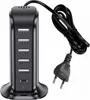 D97C USB Ladegerät 20W | 6-Port USB Hub Netzteil mit USB-C Produktbild-Vorschau 1