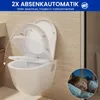 Toilettendeckel D Form WC-Sitze, Kurzer Toilettensitz mit Produktbild-Vorschau 14