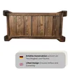 HolzGarden Dřevěný květináč obdélníkový z masivu Náhled obrázku produktu 7